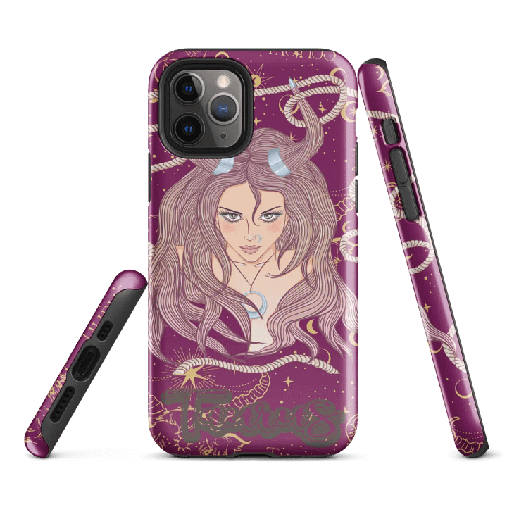 Taurus Bull Horns iPhone® Tough Case product image (2)