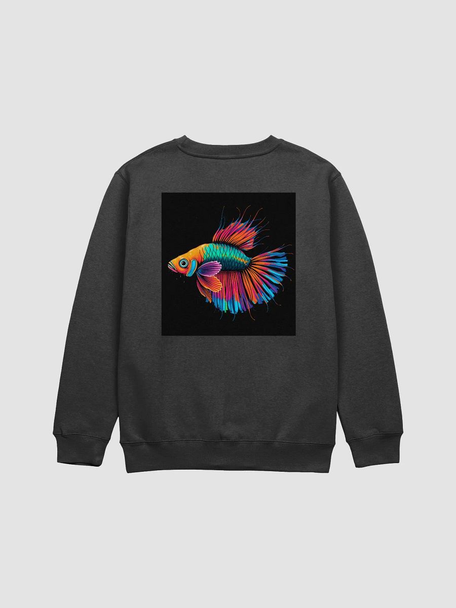 Vibrant Fish Graphic Crewneck Sweatshirt product image (2)