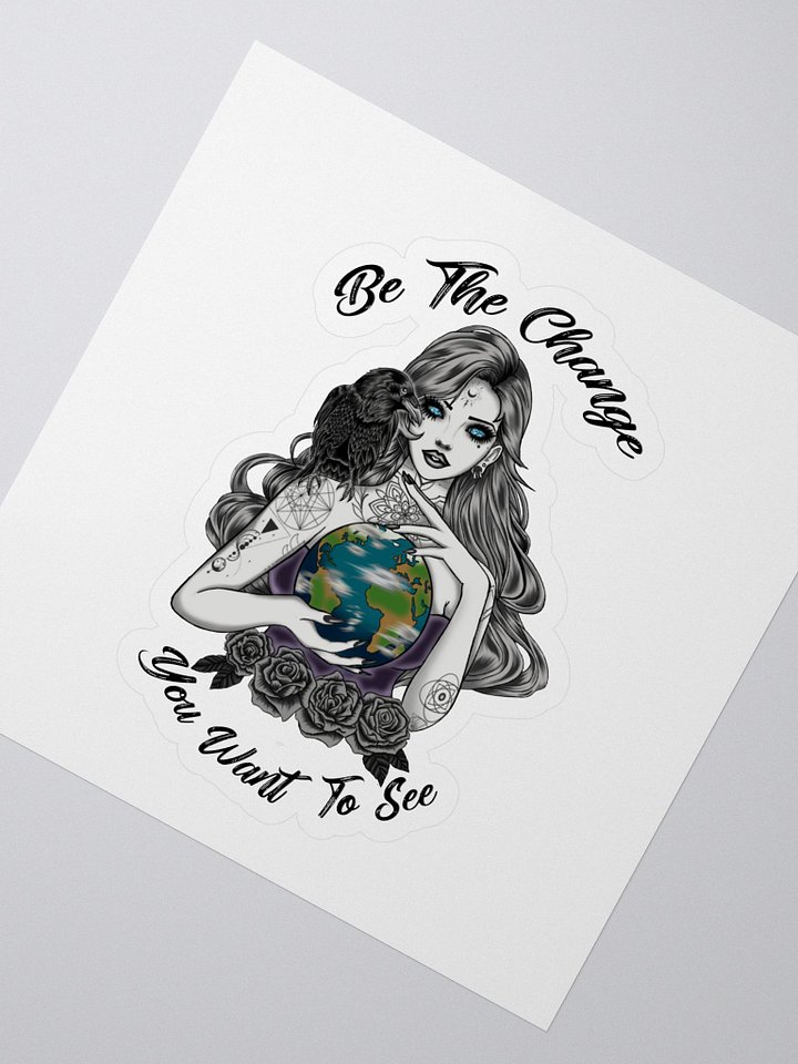 Be the Change Sticker product image (2)