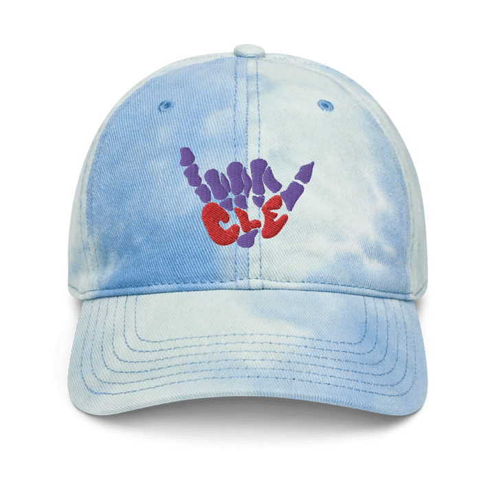 Suns Out, Bones Out Tie-Dye Hat (Purple/Red) product image (1)