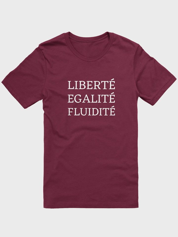 liberte egalite fluidite t-shirt product image (1)