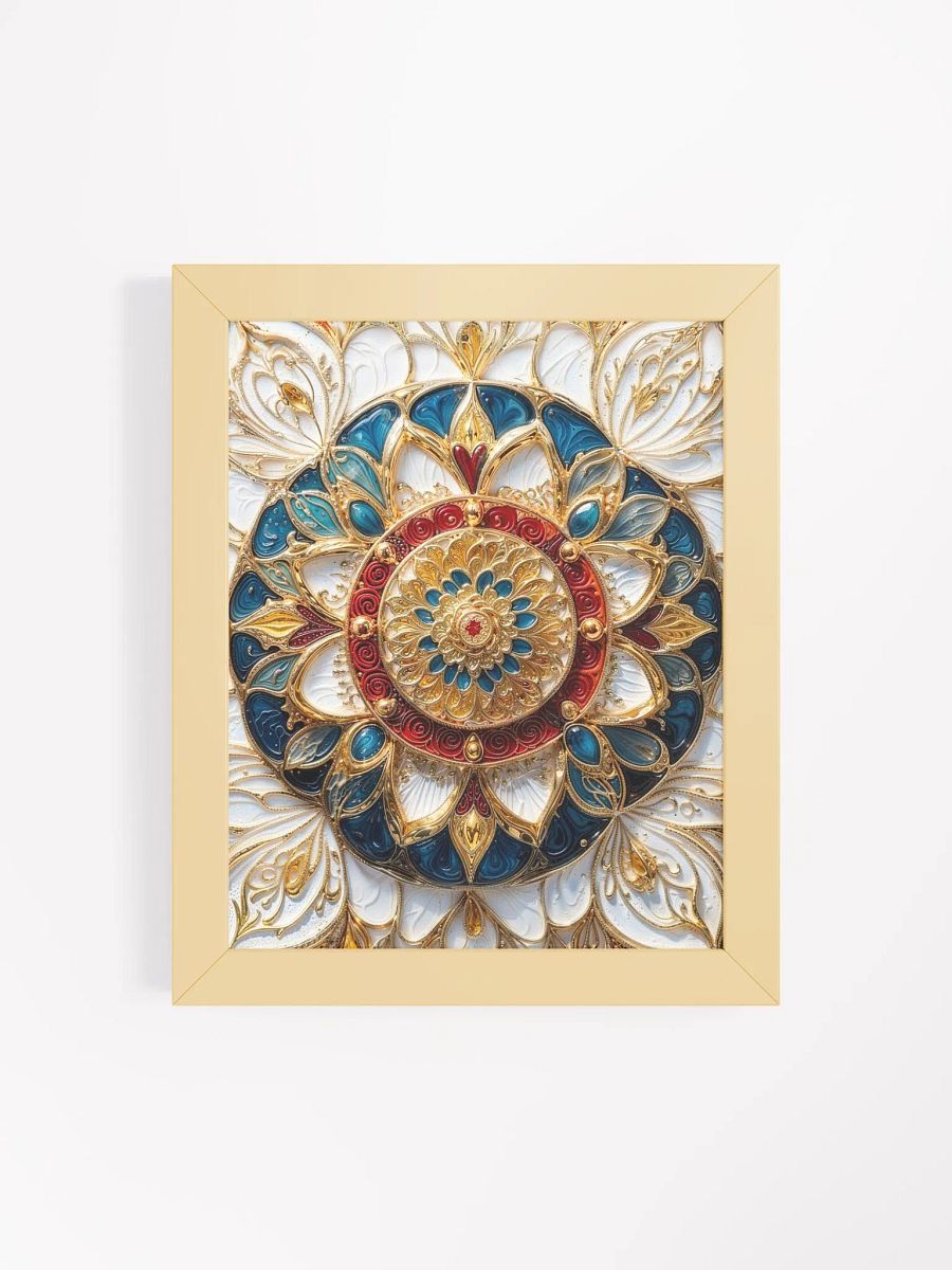 Premium Framed Matte Poster - Myriad Rosace product image (4)