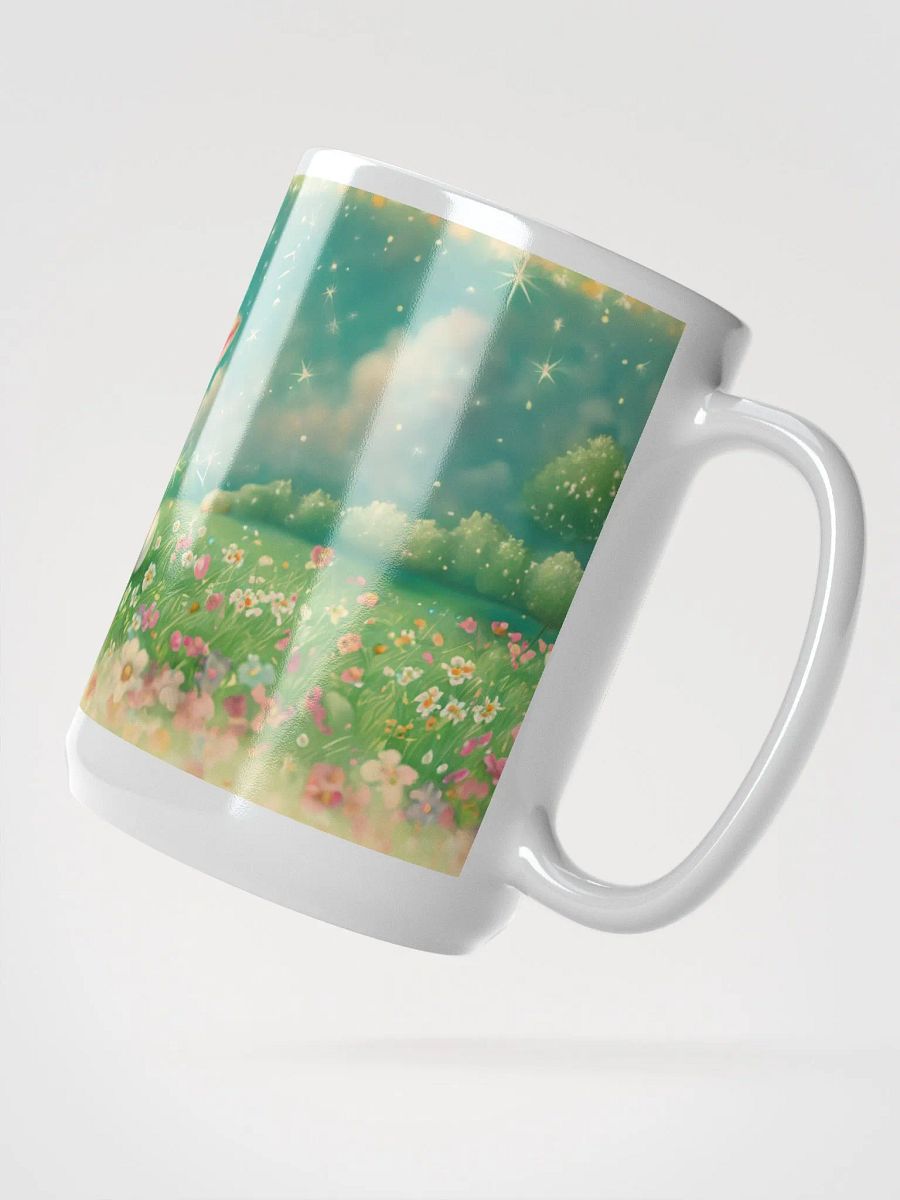 Rainbow Bunny Glossy White Mug product image (3)