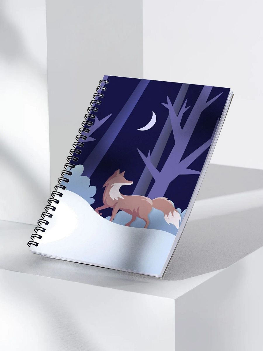 Winter Fox Spiral Notebook product image (3)
