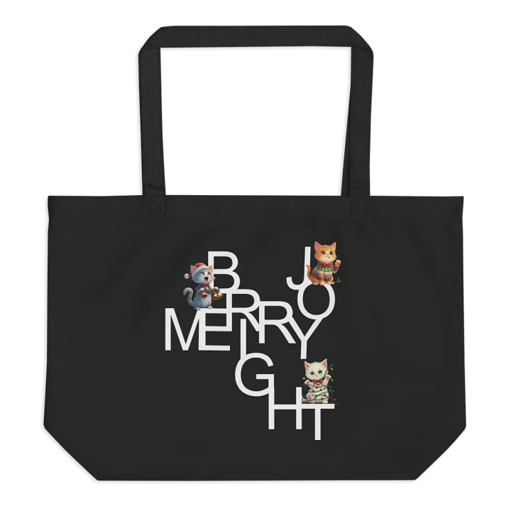 Econscious Organic Cotton Tote with Cute Cats | 