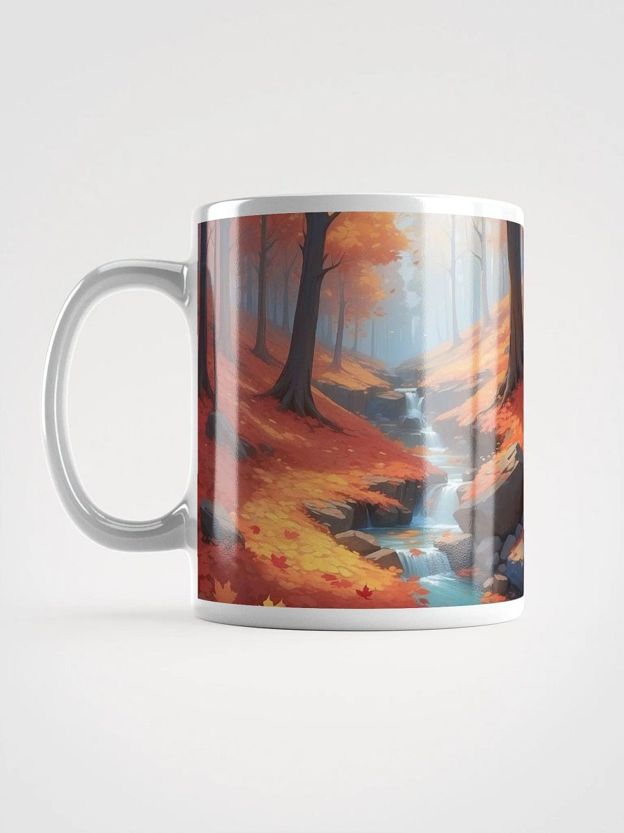 Crimson Cascade Ceramic Mug product image (6)