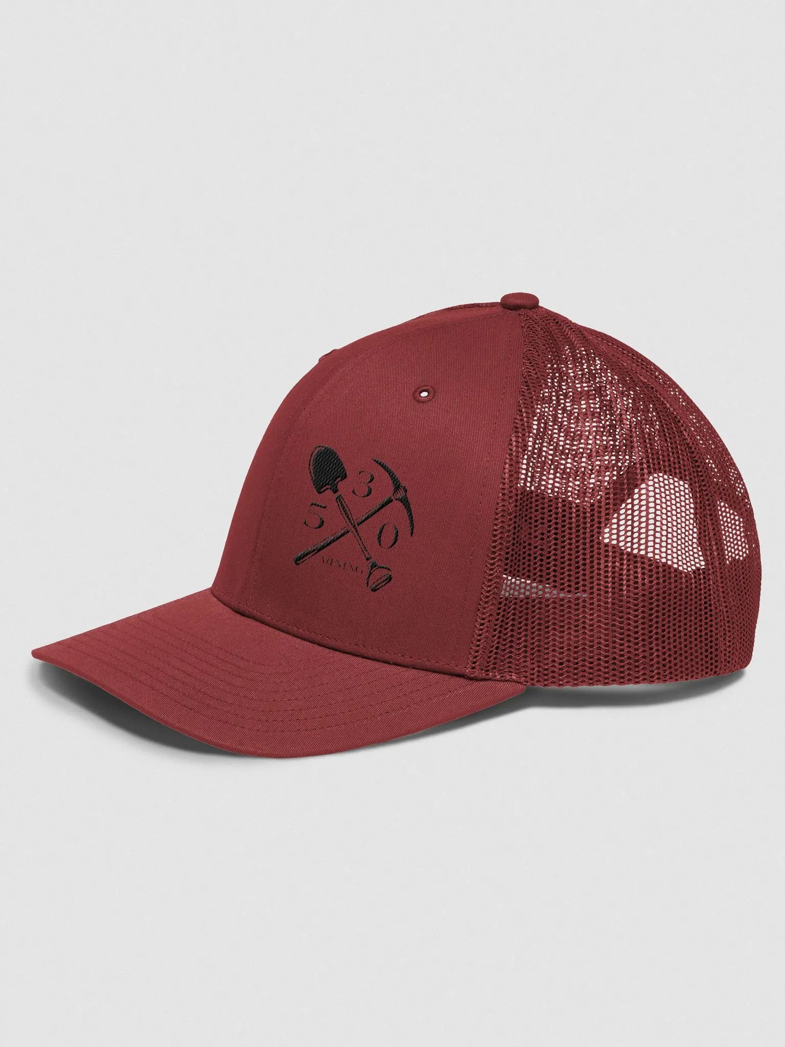 530 Mining - Black Logo - Mesh Hat product image (6)