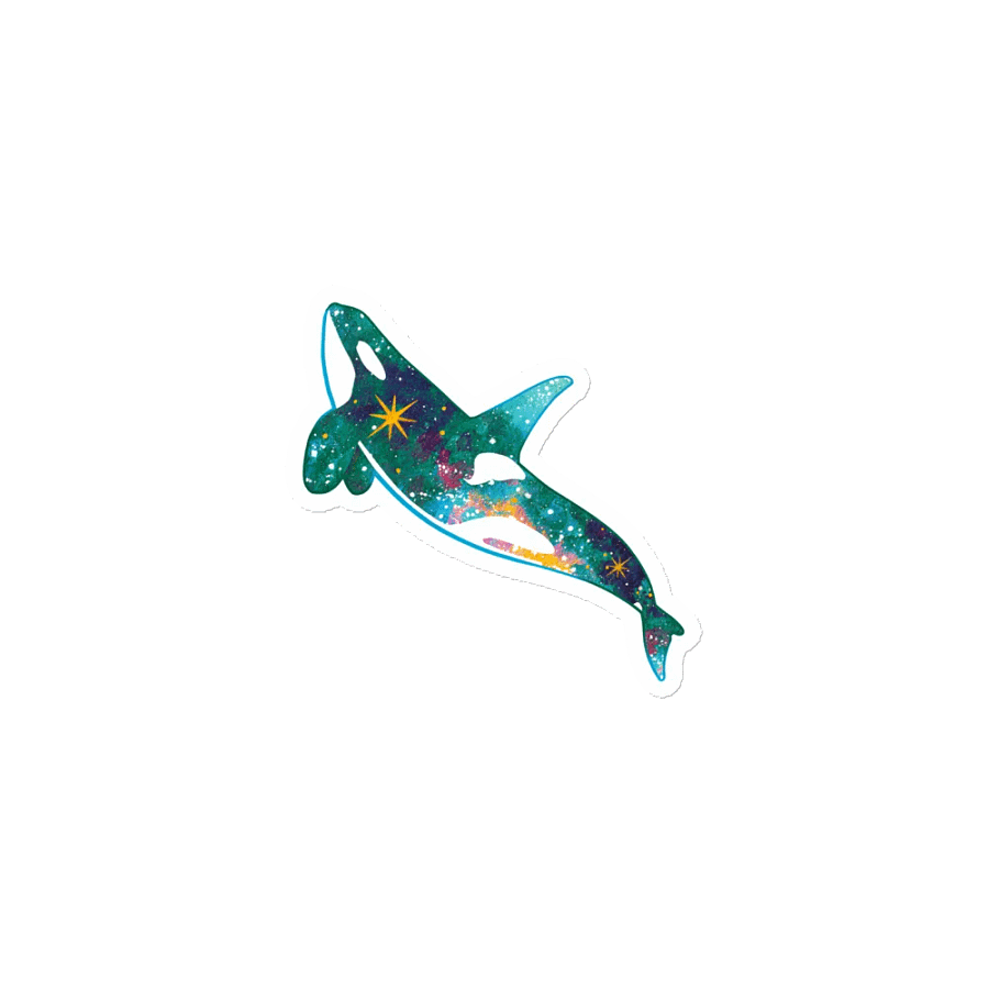 Galaxy Orca - Teal Variation Magnet product image (2)