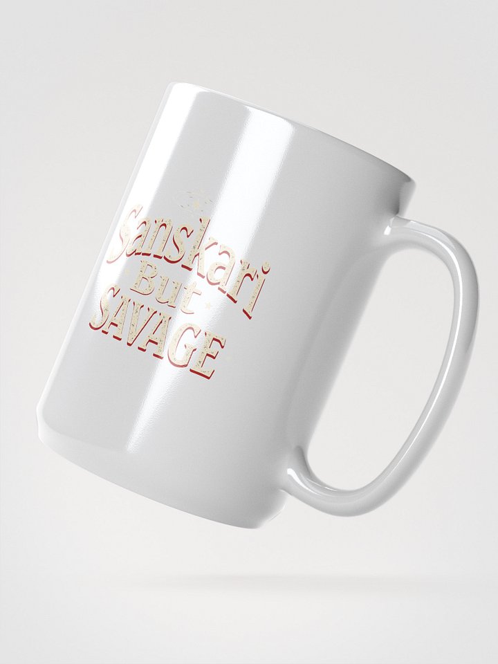 Sanskari But Savage Coffee Mug product image (2)