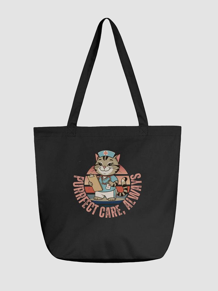 Purrfect Care Nurse Cat Eco Tote product image (1)