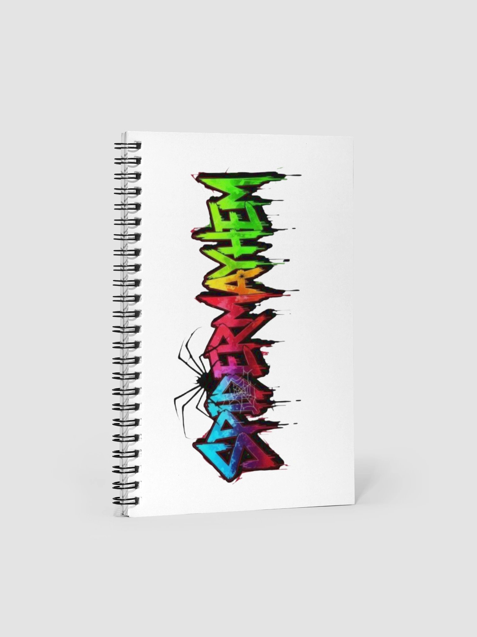Spider-Mayhem Spiral Notebook product image (1)