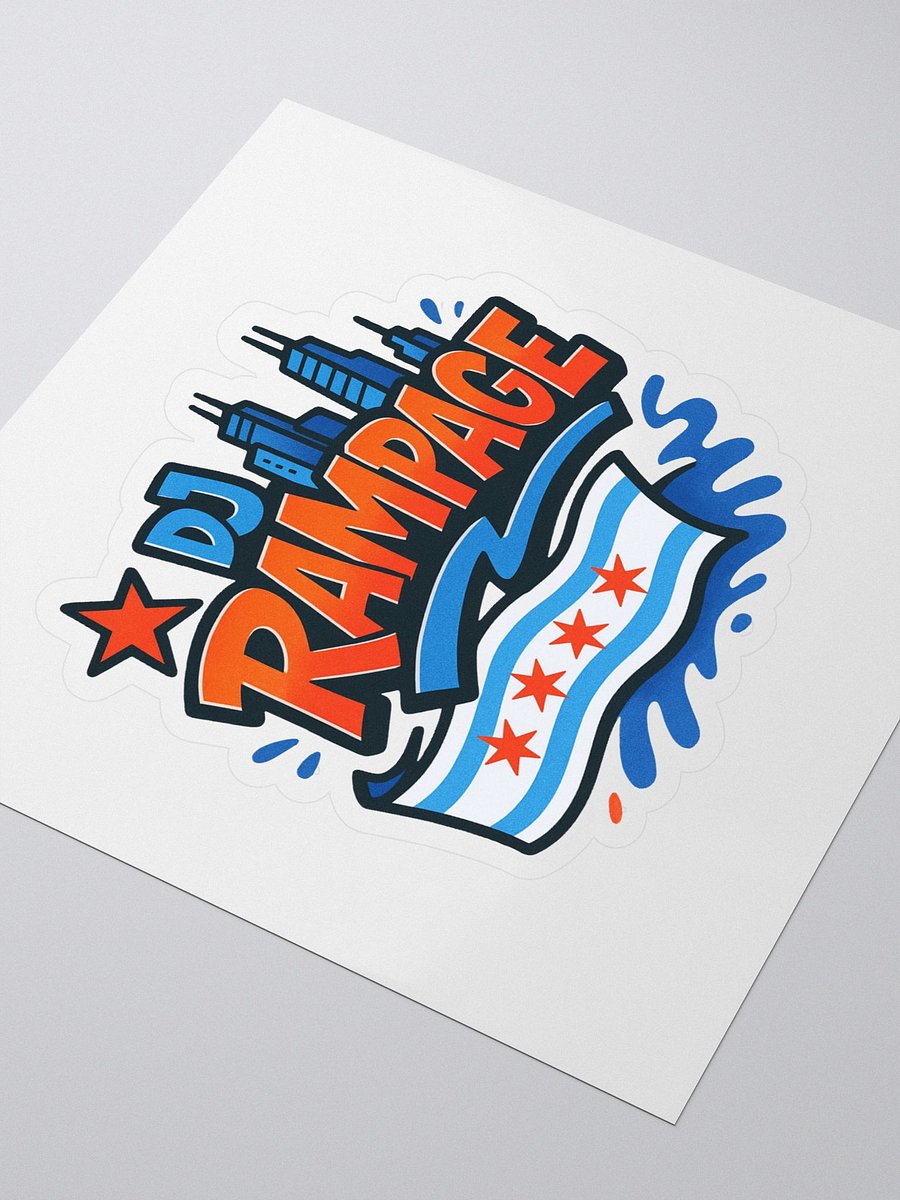 DJ RAMPAGE CHICAGO STICKER product image (3)