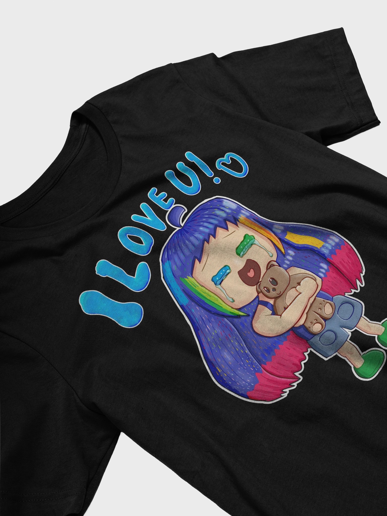 cute cocoloco hugs a cute teddy bear T-Shirt product image (18)