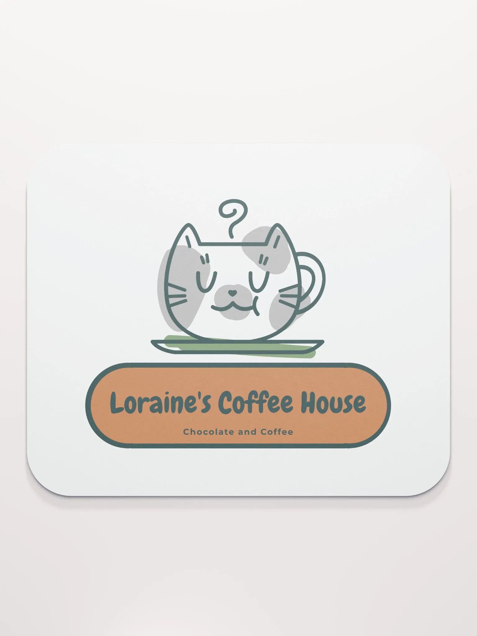 Loraine's Kitty Coffee Mouse Pad product image (2)