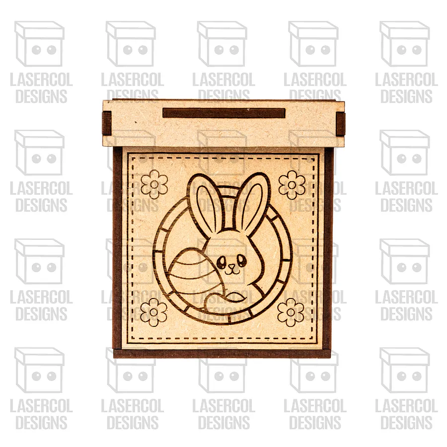 Easter Bunny Puzzle With Box Set 4 (2 Sizes) - Laser Cut Files product image (5)