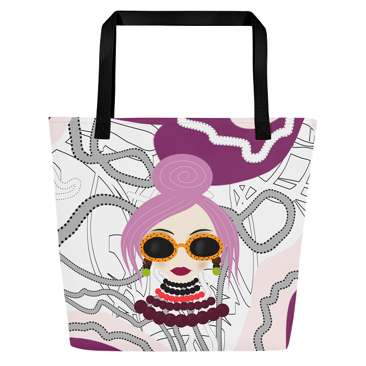 Fashionable woman All-Over Print Tote Bag product image (1)