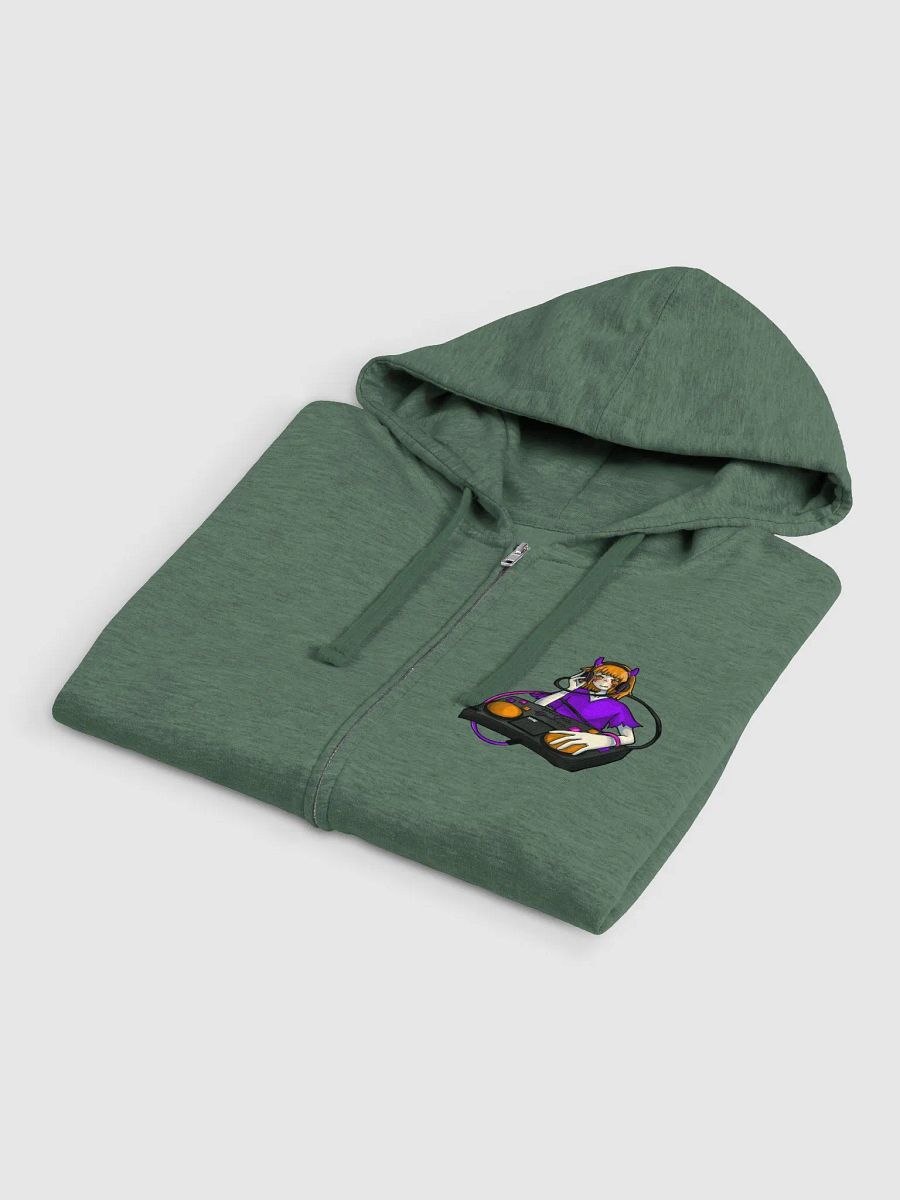 DJ Demon Girl Zip Up Hoodie product image (10)