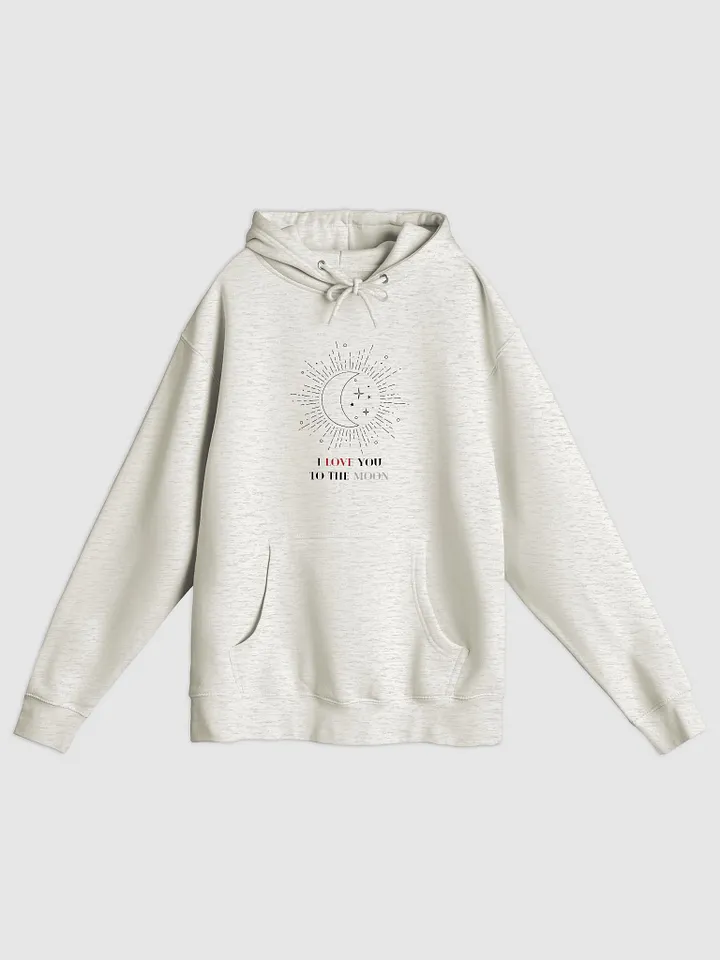 Minimalistic Love You Hoodie product image (2)