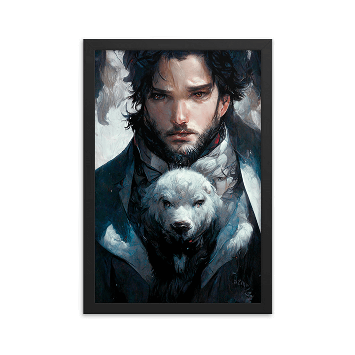 Jon Snow and Ghost product image (1)