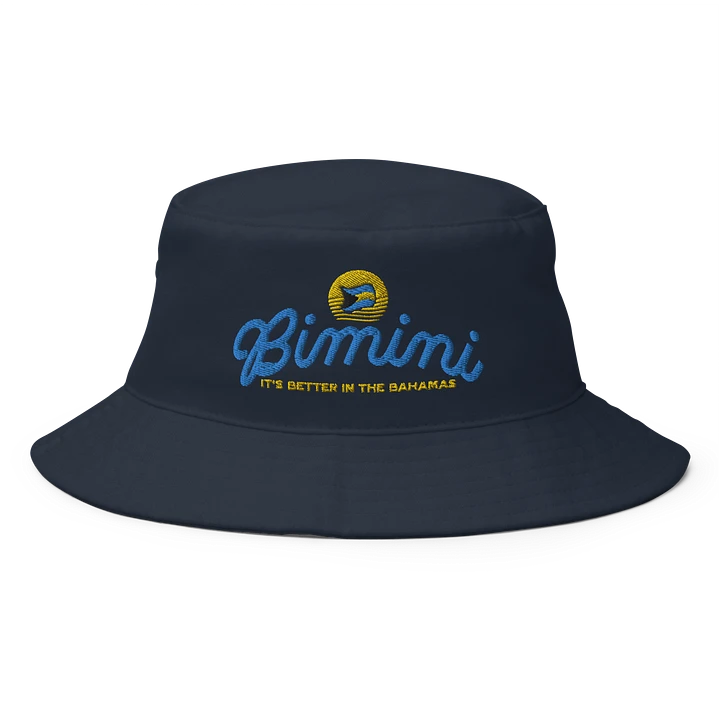 Bimini Bahamas Hat : It's Better In The Bahamas Flag Bucket Hat Embroidered product image (4)