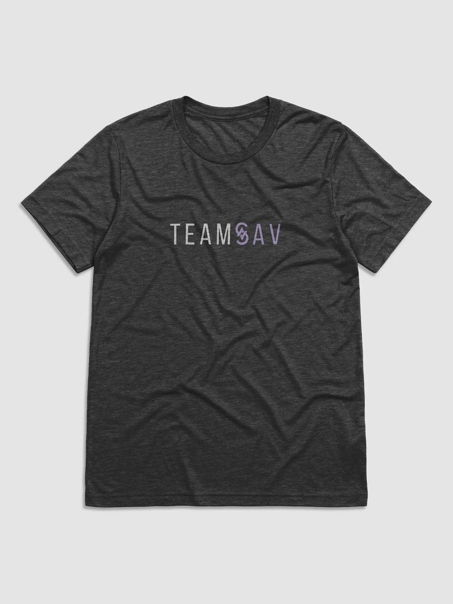 TeamSav Shirt (Unisex)- White + Purple Logo product image (10)