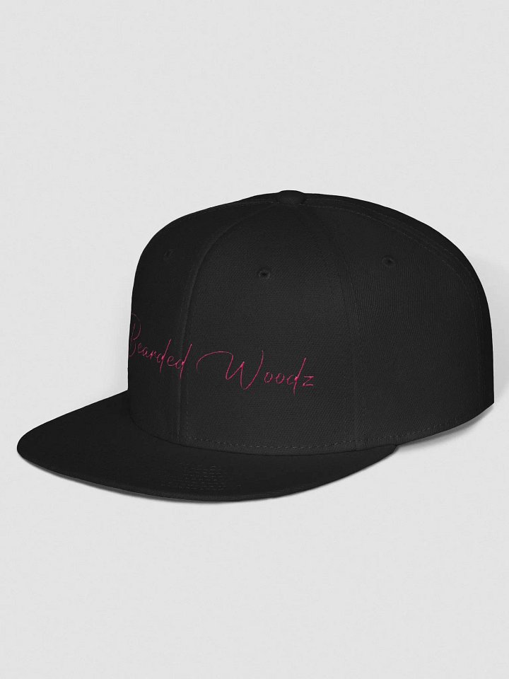 Bearded Woodz Signature Snapback Cap (Fight Cancer Edition) product image (2)