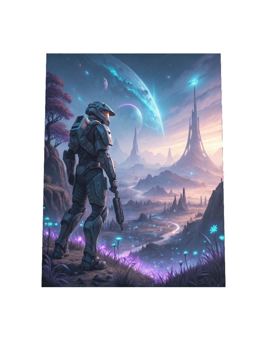 Halo Illustration Posters product image (8)