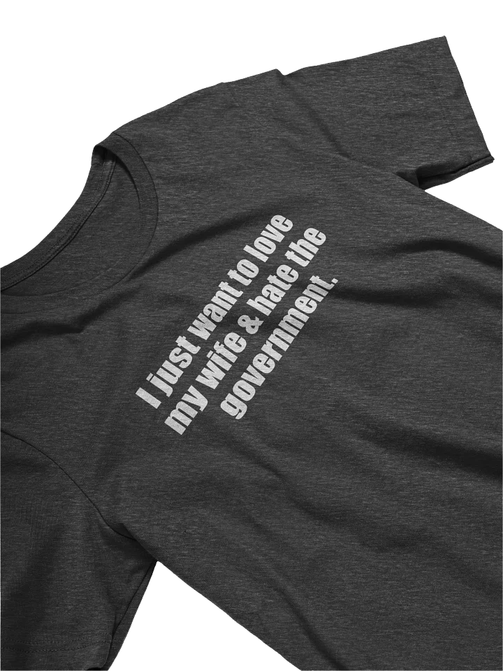Hate the Government T-shirt (wife version) product image (1)