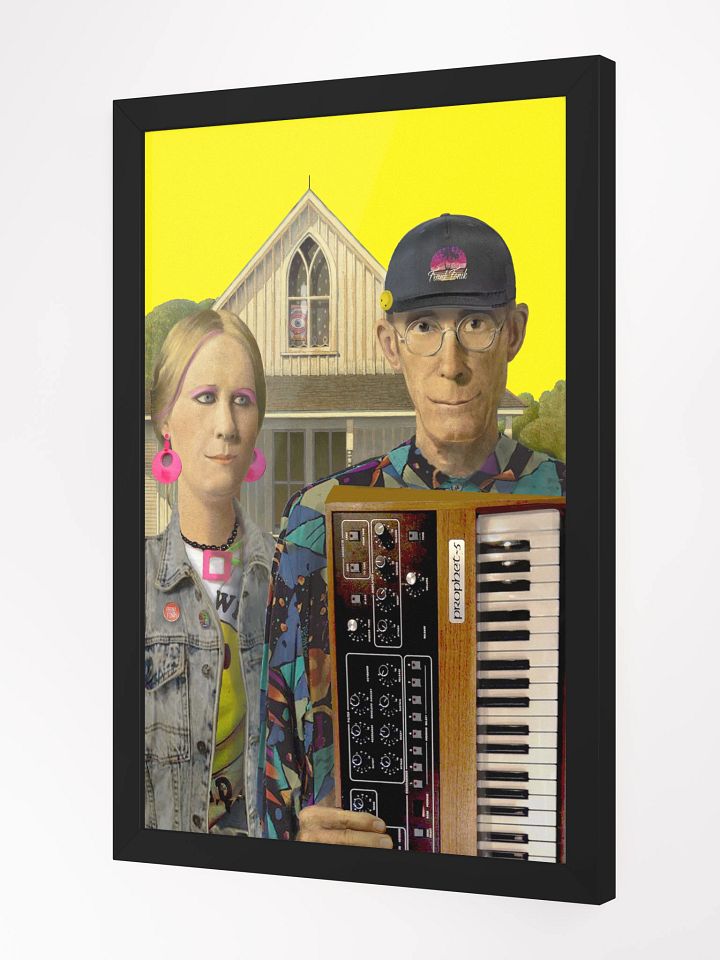 American Prophet by Frank Fonik (Sequential Prophet 5), Techno EDM Framed High Quality Matte Poster product image (10)