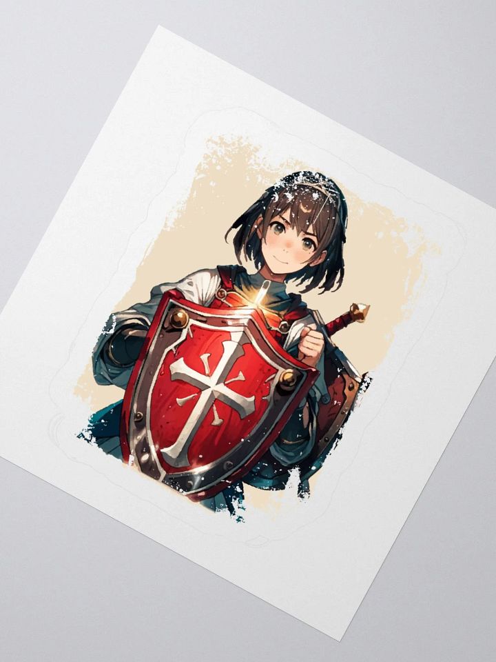 Armored and Ready: Standing Strong in Spiritual Warfare Kiss Cut Stickers product image (2)