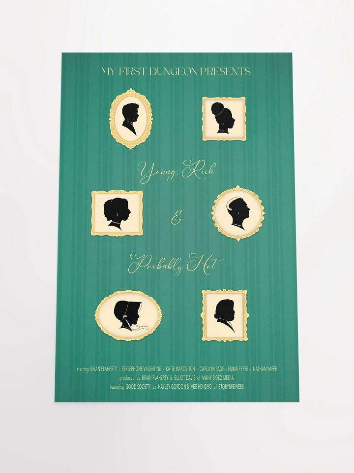 Young, Rich & Probably Hot - Good Society Poster product image (1)