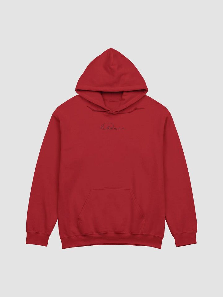 Red signed hoodie product image (1)