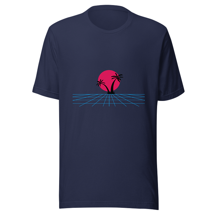 Retro Sunset Paradise Eco T-Shirt product image (1)