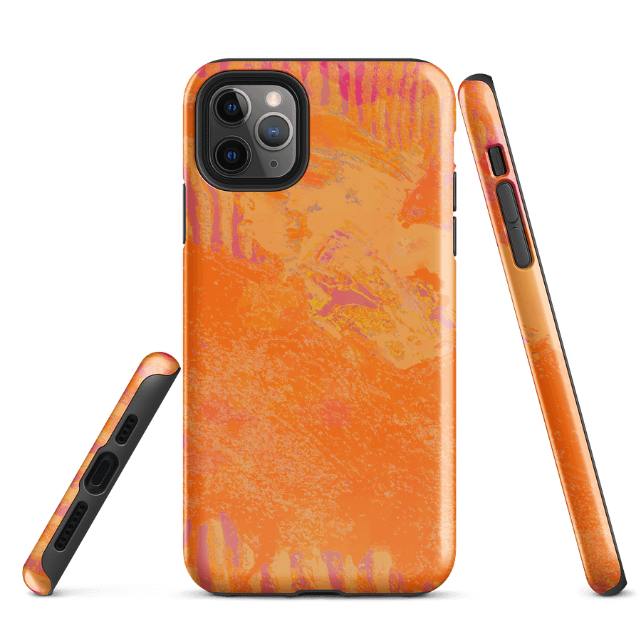 Vibrant Abstract Orange ToughCase for iPhone® product image (1)