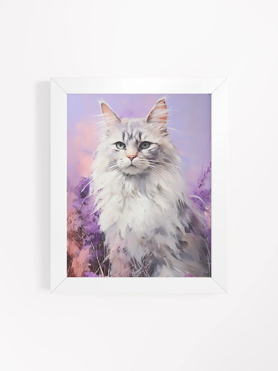 Ethereal Blue-eyed Cat Framed Poster product image (4)