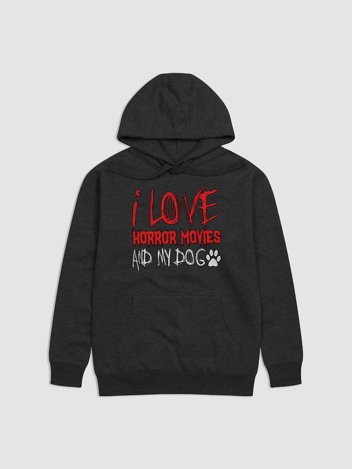 I Love Horror Movies And My Dog Hoodie product image (1)