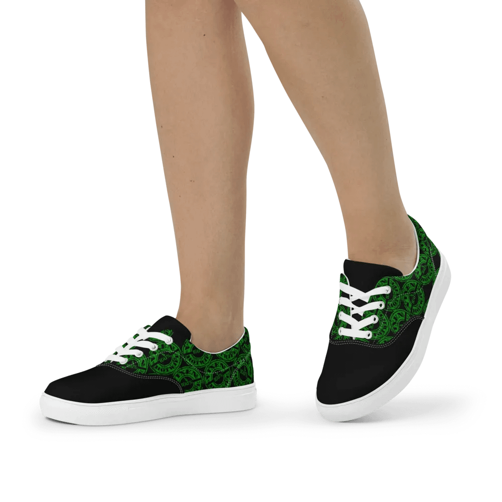 100% Vixen Hotwife lace-up canvas shoes product image (12)