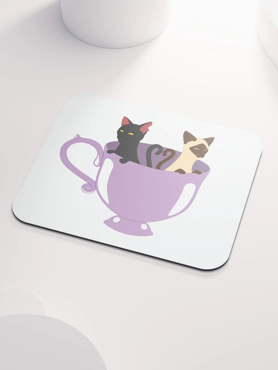 Cats in Teacup Mouse Pad product image (3)
