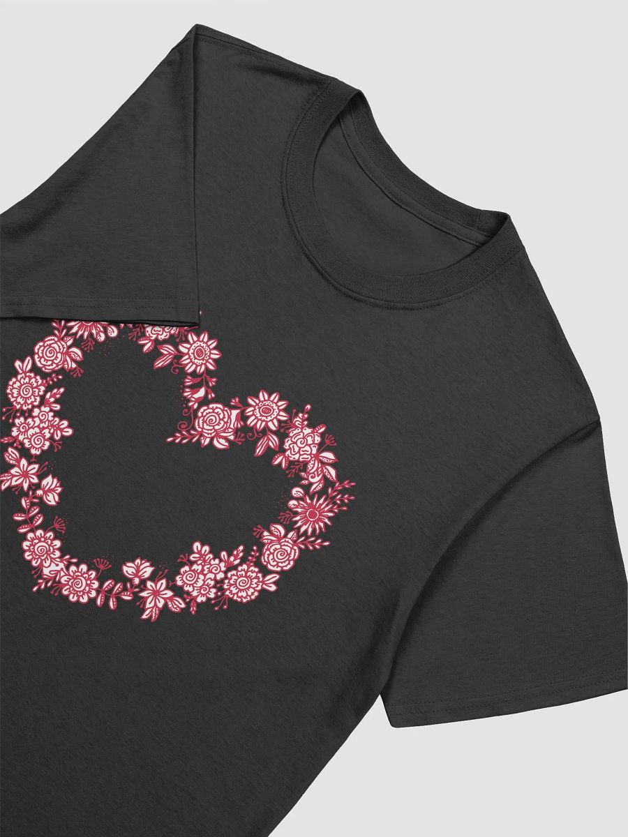 Red Floral Heart Women's T-Shirt product image (12)