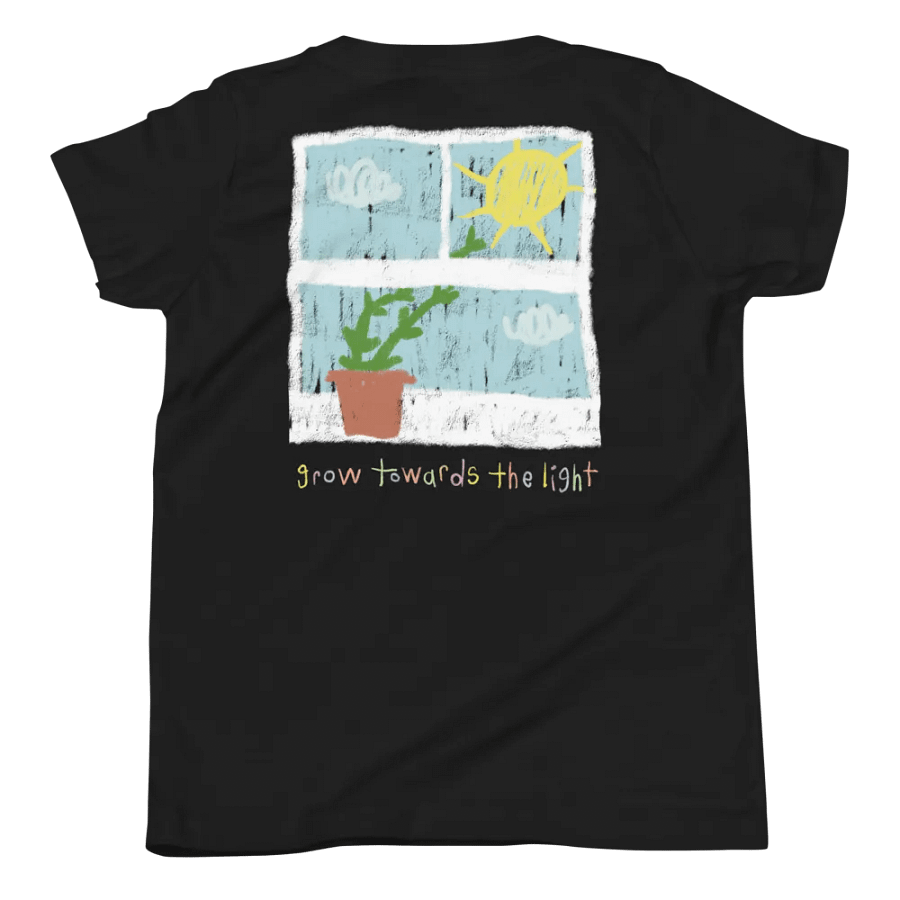 grow towards the light youth tee :) product image (6)