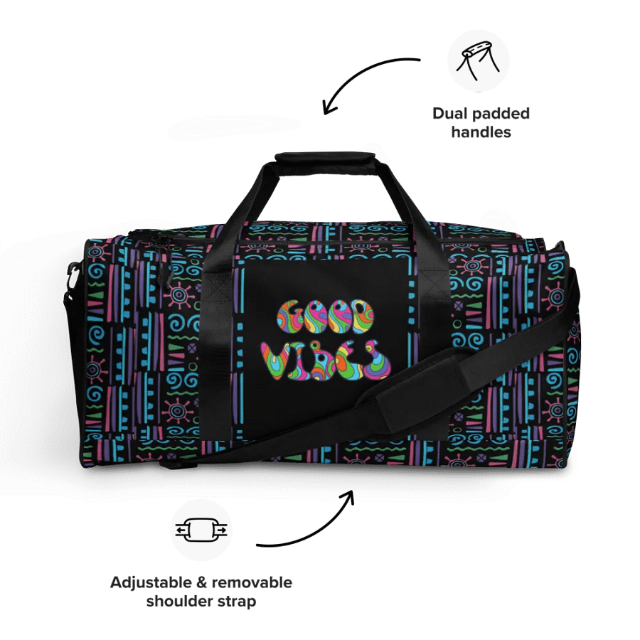 GOOD VIBE ONLY DUFFLE BAG CLASSIC product image (9)