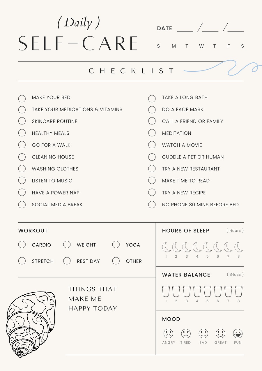 Daily self care checklist product image (1)