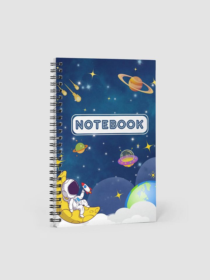Starry Astronaut Spiral Notebook product image (1)