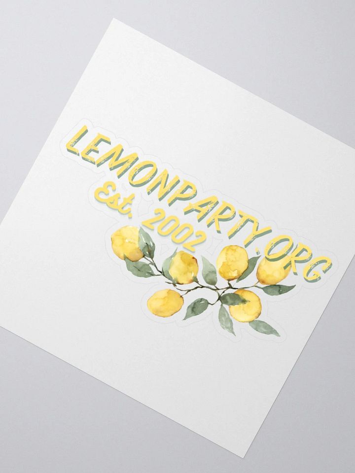 Lemon Party! - Kiss Cut Stickers product image (5)