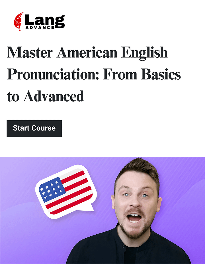 Master American English Pronunciation: From Basics to Advanced product image (1)