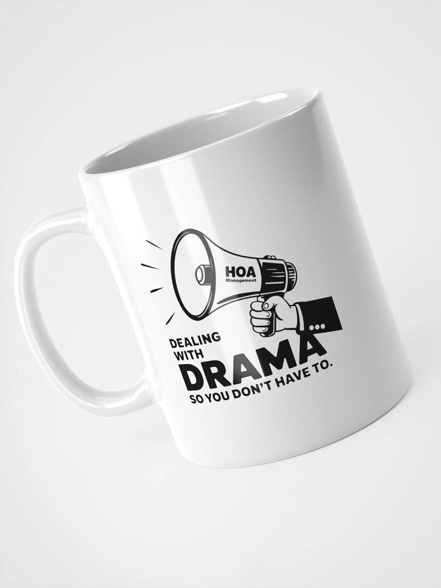 HOA Management Drama White Glossy Mug product image (8)