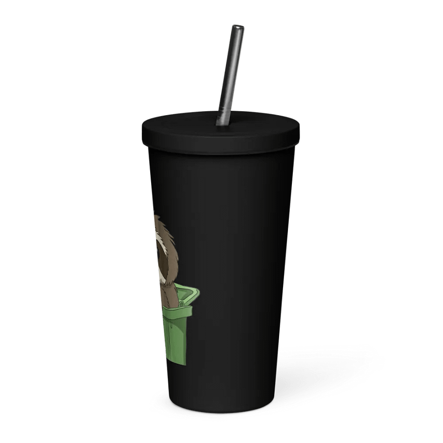 Insulated Tumbler with a Straw - Bin product image (7)