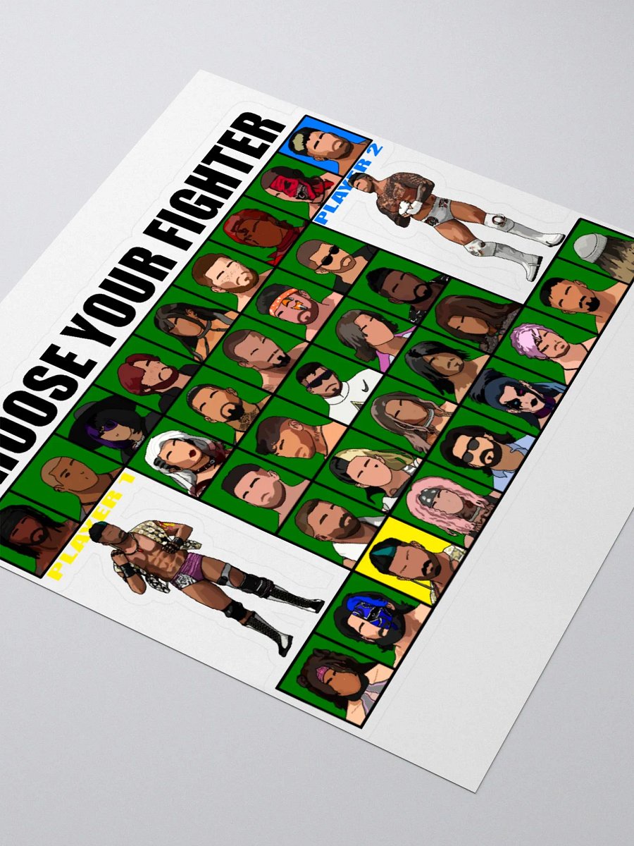 PEPW Choose Your Fighter Curk x Flynn Sticker product image (3)