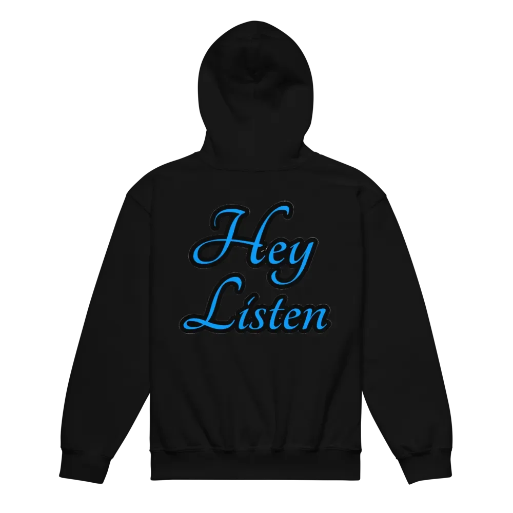 ZKOT Hey Listen Youth Hoodie product image (2)
