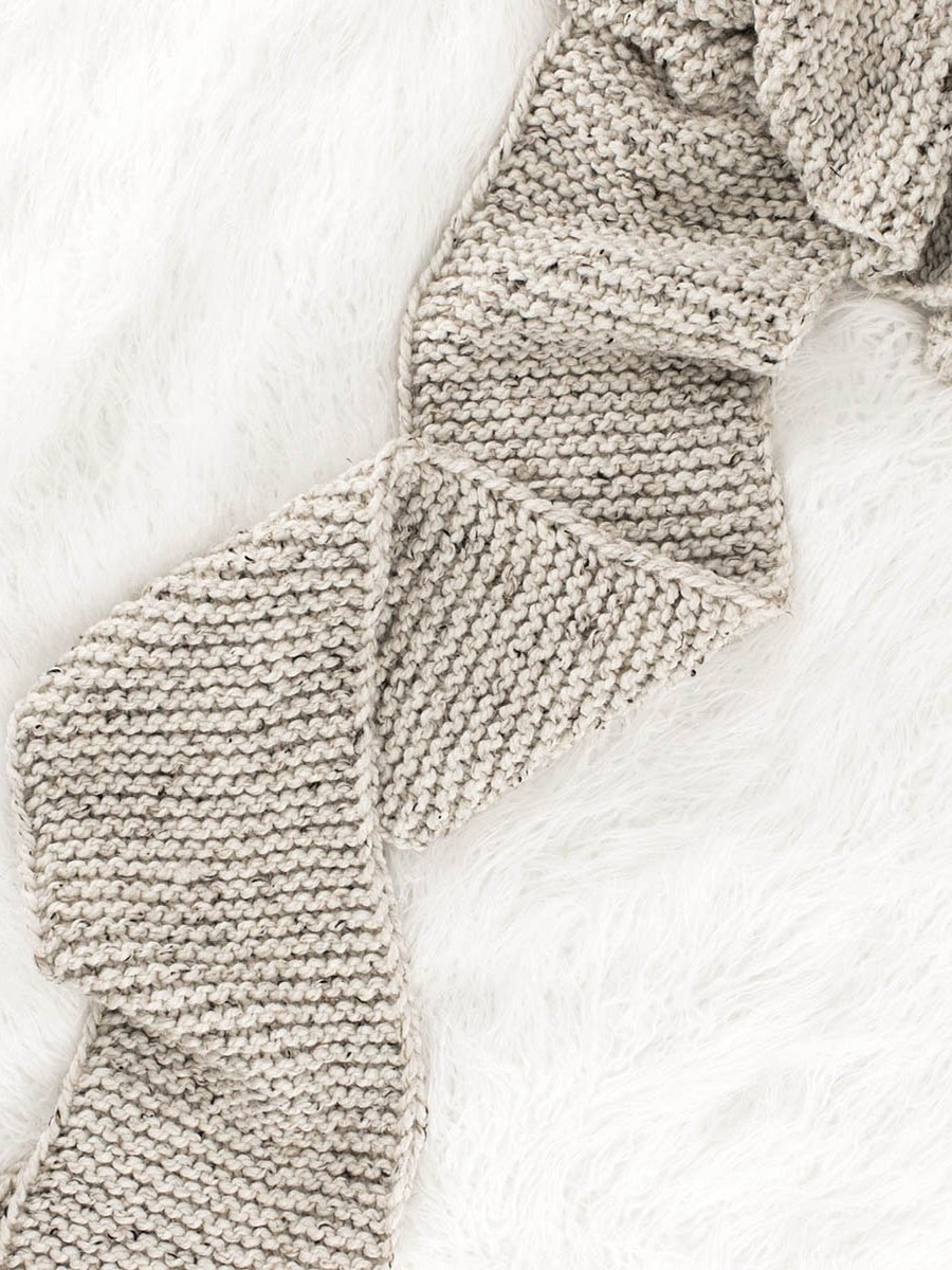 Knitting for Beginners Scarf Pattern - Long Winters Nap product image (1)